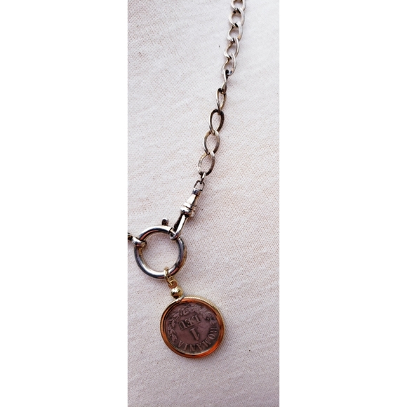 SOLD*Coiledfusion Imperial Coin Sterling Necklace - Picture 5 of 6